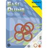 Easiplumb Pack  10, 1/2" Red Fibre Washers