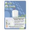 Easiplumb Universal Replacement Rad. Valve Cap - White (Single)