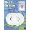Easiplumb Pk/2 1/2" White 2 Piece Pipe Hole Trims