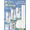 Easiplumb Towel Rail Pipe Cover Kit - White