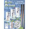 Easiplumb Towel Rail Pipe Cover Kit - Chrome