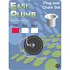 Easiplumb Poly Bath Plug & Chain Set