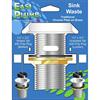 Easiplumb 11/2" x 3 1/2" Unslotted Tail with Poly Plug - Sink Waste