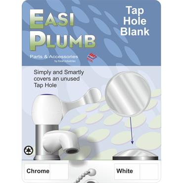 Easiplumb Chrome Plated Tap Hole Blank