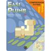 Easiplumb 1/2" M.I. Brass Compression Elbow