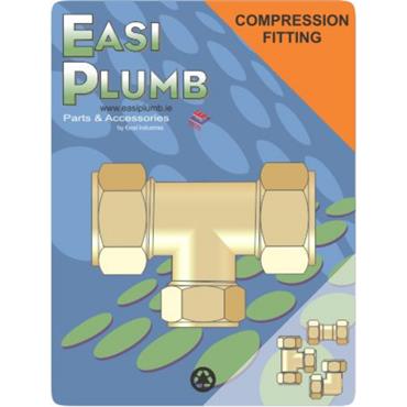 Easiplumb 3/4" x 3/4" x 1/2" Unequal Tee