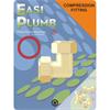 Easiplumb 1/2" Swivel F.I. x 1/2" Brass Compression Elbow