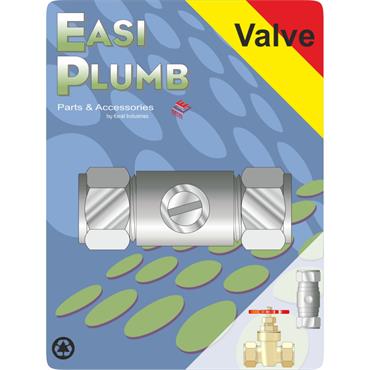 Easiplumb 3/4" CxC  Isolation Valve (Screwdriver Operated)