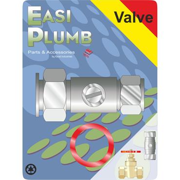 Easiplumb 1/2"Cu  x Fi Straight Pattern Service Valve