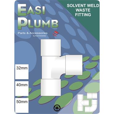 Easiplumb 40mm X  90 Deg. Tee