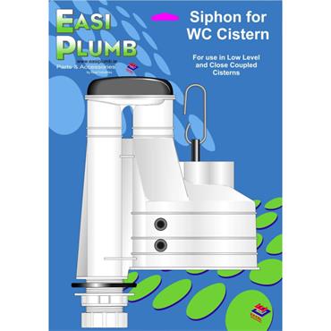 Easiplumb 7" Internal Overflow Siphon - Rectangular