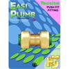 Easiplumb 1/2" Pushtite Straight Coupling 