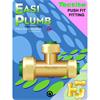 Easiplumb 3/4" x 1/2" x 3/4" Pushtite Unequal Tee