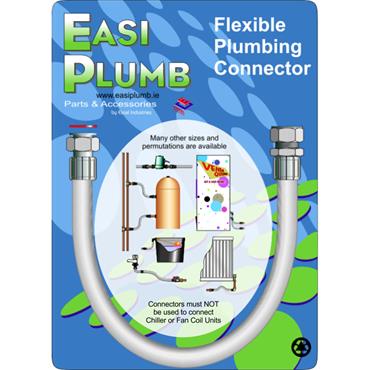 Easiplumb Type FC55 3/4" Str. Comp.x Str. Swivel Flexible Plm Connector - 400mm Long