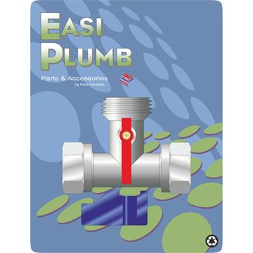Easiplumb Single Tee Pattern Appliance Valve