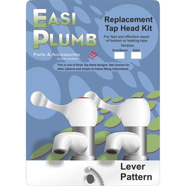 Easiplumb 3/4" Replacement Tap Head Kit Lever Pattern