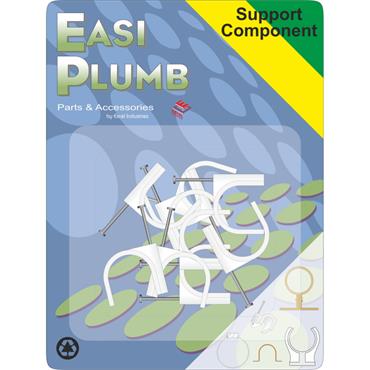 Easiplumb Pk/5, 3/4" Nail Pipe Clips
