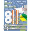 Easiplumb Stainless Steel Basin Fixing Set