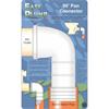 Easiplumb 4" 90 Deg. Pan Connector