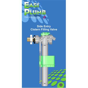 Easiplumb 1/2" Side Entry Filling Valve (Brass Tail)