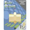 Easiplumb 1/2" Brass Hexagonal Nipple