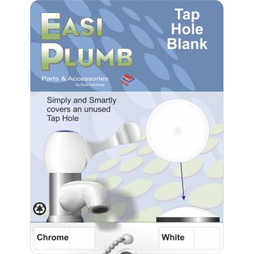 Easiplumb White Tap Hole Blank