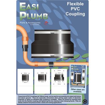 Easiplumb 4" C.I./PVC x PVC Coupling