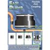 Easiplumb 4" C.I./PVC x PVC Coupling