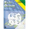 Easiplumb Pk/10 1/2" White Hinged Pipe Clips