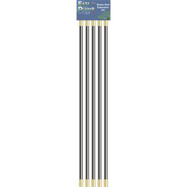 Easiplumb Set of 5 Drain Clearing Rods Only