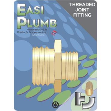 Easiplumb 3/4" x 1/2" Brass Reducing Nipple