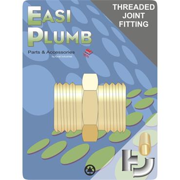 Easiplumb 3/4" Brass Hexagonal Nipple