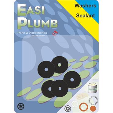 Easiplumb Pack  5, 3/8" Flat Tap Washers