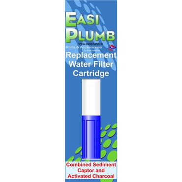 Easiplumb Filter Cartridge Sediment Captor & Activated Charcoal