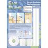Easiplumb Single Radiator Refurbishment Kit - White