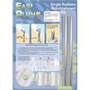 Easiplumb Single Radiator Refurbishment Kit - Chrome