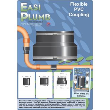 Easiplumb 4" Clay x 4" C.I./PVC Coupling