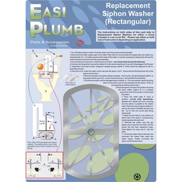 Easiplumb Rectangular Siphon Washer