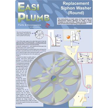 Easiplumb 5" Round Siphon Washer