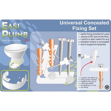 Easiplumb Universal Concealed Fixing Set