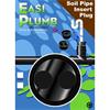 Easiplumb 4" Rubber Plug Double Inlet - 32/40mm