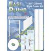 Easiplumb 3/4"/22mm Pipe Cover Kit - White