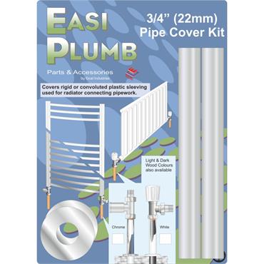 Easiplumb 3/4"/22mm Pipe Cover Kit - Chrome