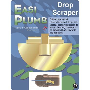 Easiplumb 4" Sewer Rod Drop Scraper