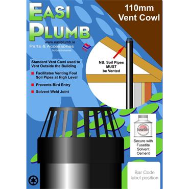 Easiplumb 4" Vent Cowl