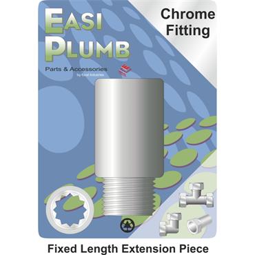 Easiplumb 1/2" M x F 60mm  CP Rad Extension Piece