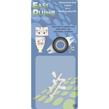Easiplumb Replacement Nuts & Bolts for a Traditional Close Coupled WC