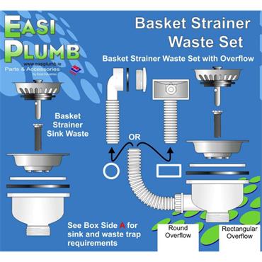 Easiplumb 31/2" Basket Strainer Sink Waste