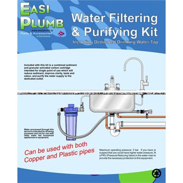 Easiplumb Water Filtering & Purifying Kit