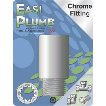 Easiplumb 1/2" M x F 50mm  CP Rad Extension Piece